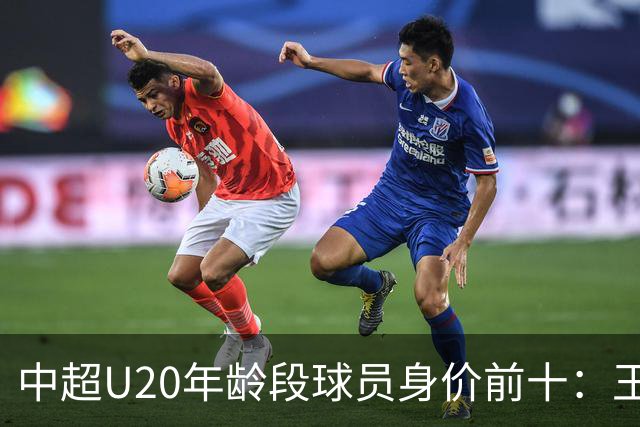 中超U20年龄段球员身价前十：王钰栋180万欧居首，邝兆镭在榜